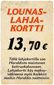 Lounaslahjakortti